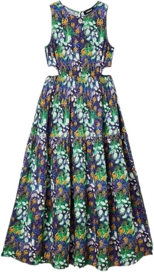Desigual Stijlvolle Viscose Zomerjurk Collectie Multicolor Dames - Foto 2