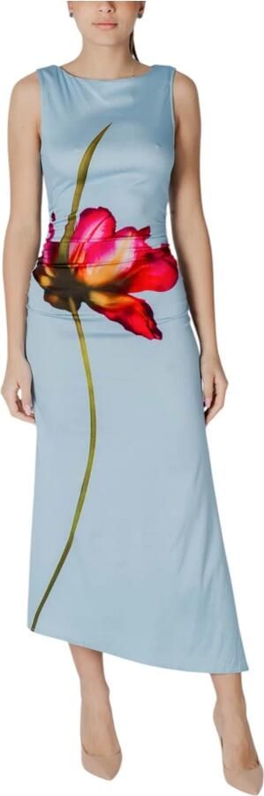 Desigual Jurk Midi-jurk met bloemenprint Asymmetrische zoom - Foto 2