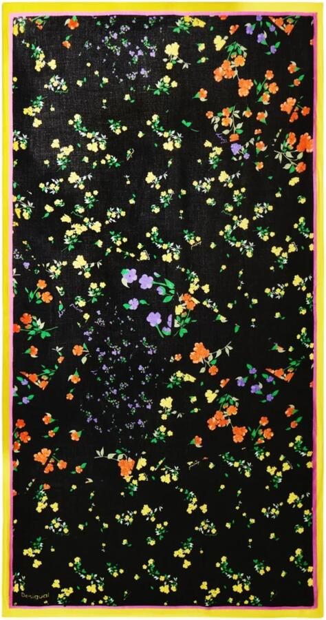 Desigual Bloemen Sjaal en Handschoenen Set Multicolor Dames