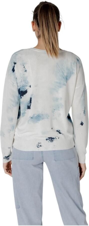 Desigual Breigoed Collectie met Viscose en Linnen White Dames - Foto 4