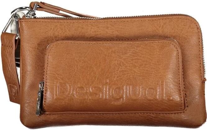 Desigual Verstelbare Schoudertas met Contrastdetails Brown Dames - Foto 3