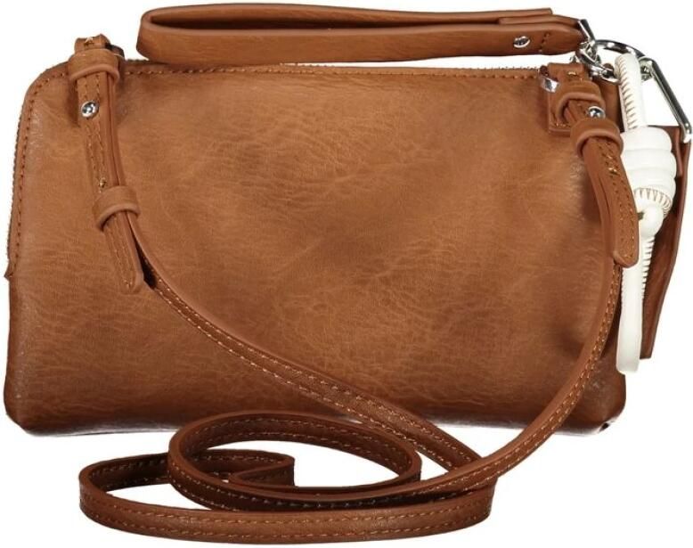 Desigual Verstelbare Schoudertas met Contrastdetails Brown Dames