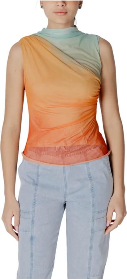 Desigual Canvas Dames Collectie Polyester Elastaan Lycra Orange Dames - Foto 5