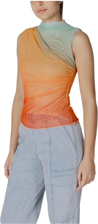 Desigual Canvas Dames Collectie Polyester Elastaan Lycra Orange Dames - Foto 2