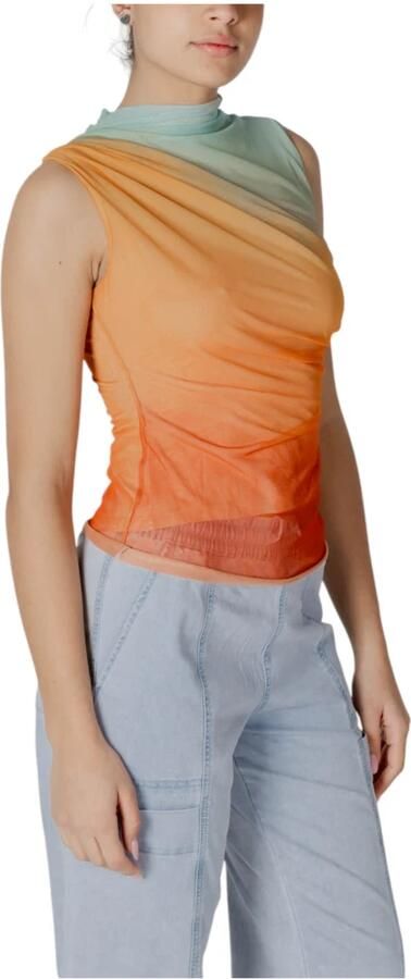 Desigual Canvas Dames Collectie Polyester Elastaan Lycra Orange Dames - Foto 3