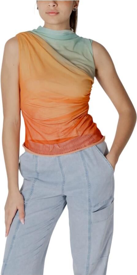 Desigual Canvas Dames Collectie Polyester Elastaan Lycra Orange Dames