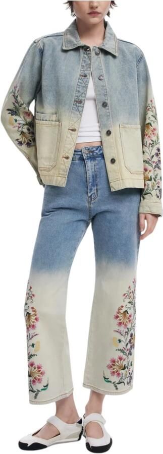 Desigual Dames Leg en Bootcut Jeans Multicolor Dames - Foto 4