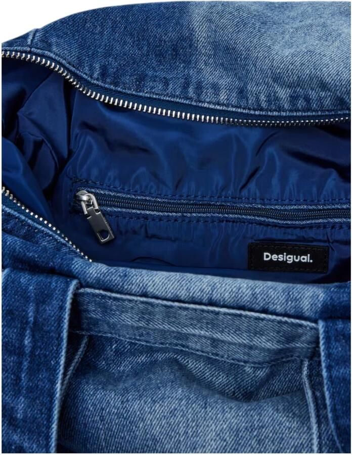 Desigual Dames Lente Zomer Polyester Tassen Collectie Blue Dames - Foto 4
