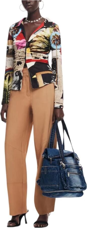 Desigual Dames Lente Zomer Polyester Tassen Collectie Blue Dames - Foto 7