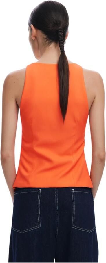 Desigual Overhemd VNeck Top met bloemenprint Mouwloos VNeck Top - Foto 3