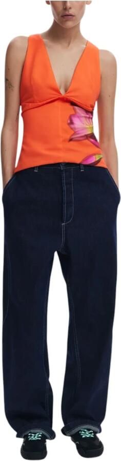 Desigual Overhemd VNeck Top met bloemenprint Mouwloos VNeck Top - Foto 4