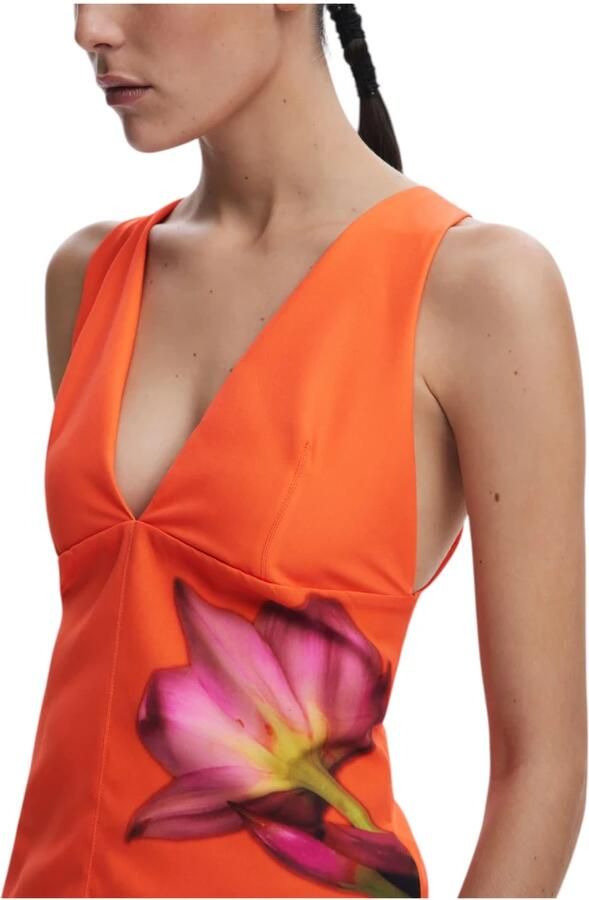 Desigual Overhemd VNeck Top met bloemenprint Mouwloos VNeck Top