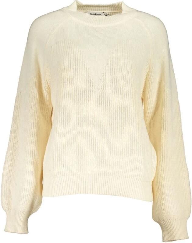 Desigual Elegante Coltrui met Contrasterende Details White Dames