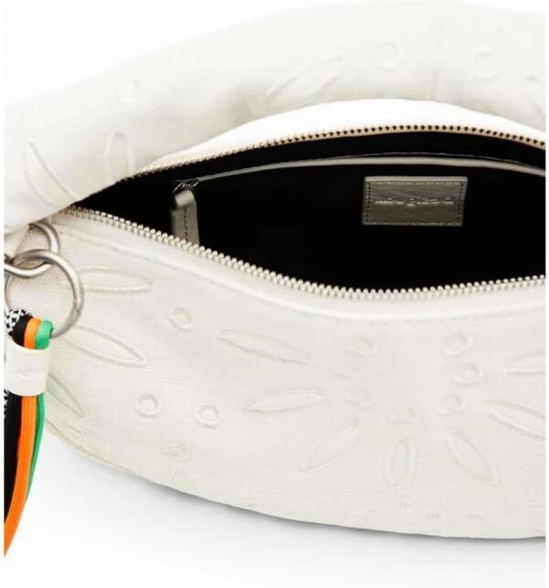 Desigual Elegante Jute Handtas Dames Collectie Beige Dames - Foto 3