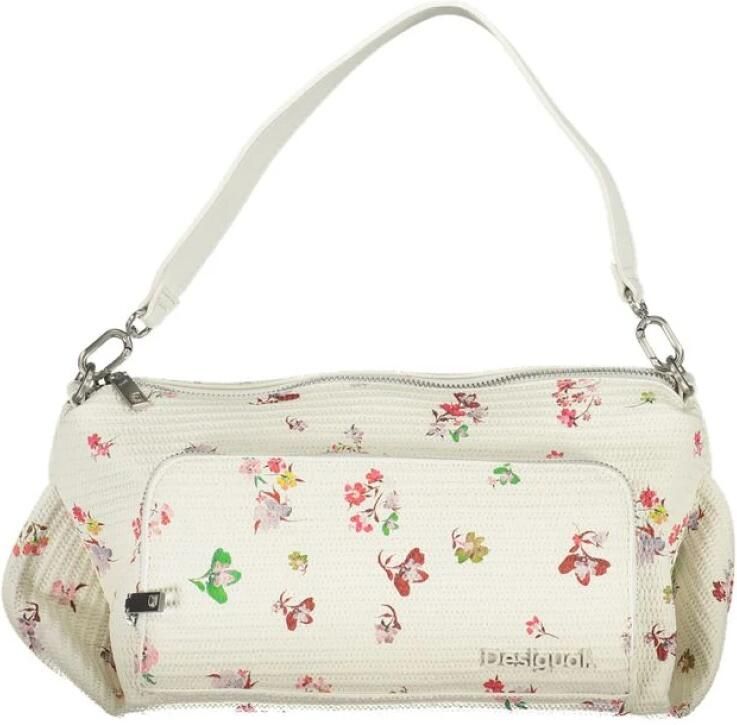 Desigual Fantasy Tas met Afneembaar Handvat en Verstelbare Band White Dames - Foto 3