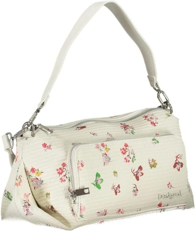Desigual Fantasy Tas met Afneembaar Handvat en Verstelbare Band White Dames - Foto 2