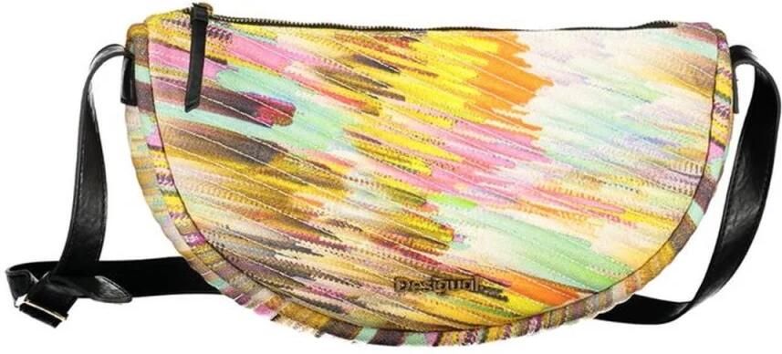 Desigual Gele Schoudertas met Verstelbare Band Multicolor Dames - Foto 3