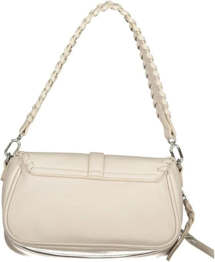 Desigual Witte Handtas met Afneembare Schouderband en Meerdere Compartimenten White Dames