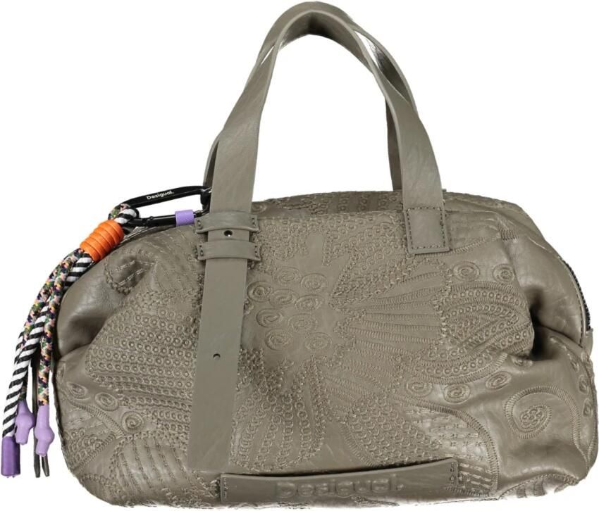 Desigual Groene Polyethyleen Handtas met Verstelbare Handvatten Green Dames