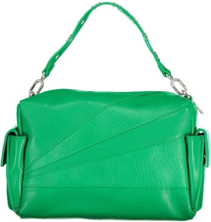 Desigual Groene Handtas met Afneembare Schouderband en Meerdere Zakken Green Dames - Foto 2