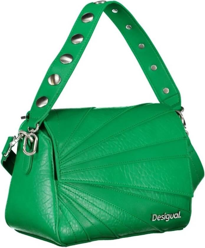 Desigual Groene Handtas met Afneembare Schouderband en Contrastdetails Green Dames - Foto 2