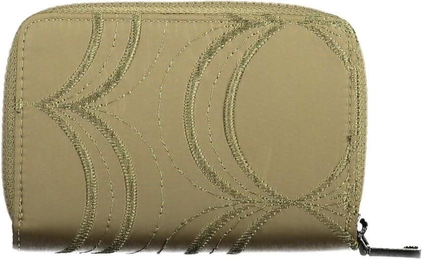 Desigual Groene Polyester Portemonnee met 5 Compartimenten en Ritssluiting Groen Dames - Foto 3