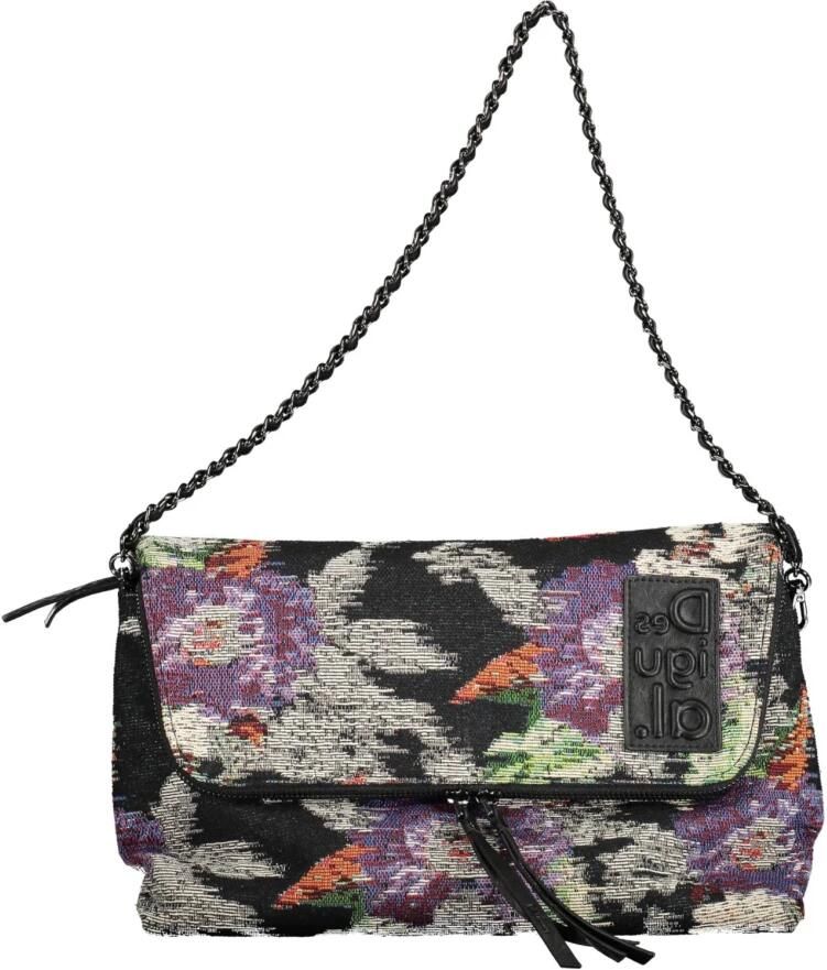 Desigual Handtas met afneembare bandjes en meerdere compartimenten Black Dames
