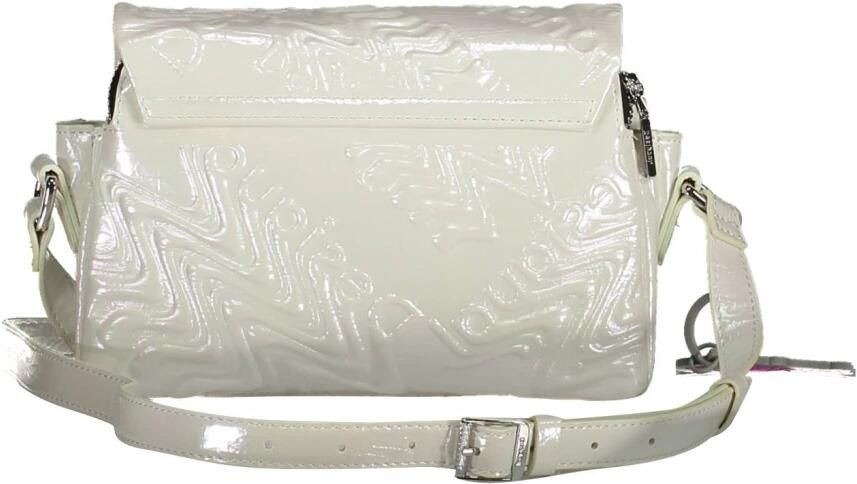 Desigual Iridescent Schoudertas met Drie Compartimenten White Dames - Foto 2