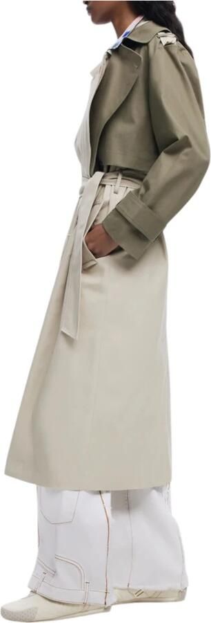 Desigual Katoenen Dames Parka en Trenchcoat Multicolor Dames - Foto 5