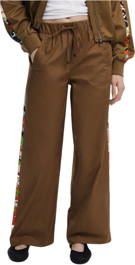 Desigual Katoenen Palace Broek voor Vrouwen Brown Dames - Foto 4