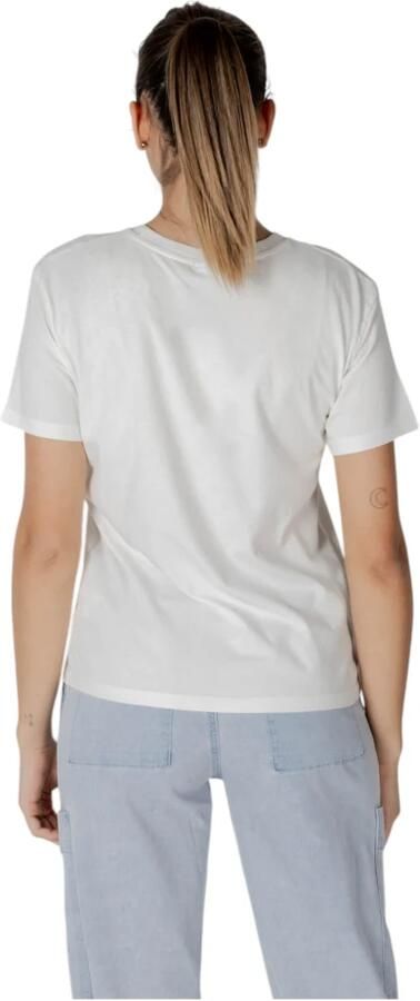Desigual Katoenen T-shirt met korte mouwen voor vrouwen White Dames - Foto 3