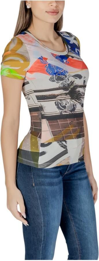 Desigual Korte Mouw T-shirt Lente Zomer Collectie Multicolor Dames - Foto 5