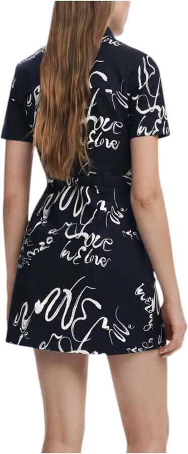 Desigual Lange Jurken Collectie in Katoenmix Black Dames - Foto 2