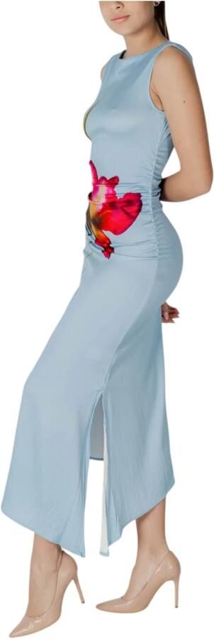 Desigual Jurk Midi-jurk met bloemenprint Asymmetrische zoom