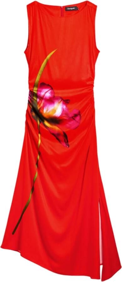 Desigual Jurk Midi-jurk met bloemenprint Maxi-jurk Mouwloos Boothals - Foto 7