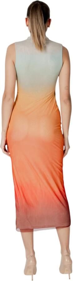 Desigual Lange Jurken Collectie Polyester Elastaan Multicolor Dames