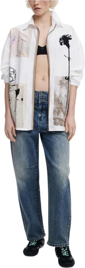 Desigual Lange katoenen damesoverhemd Multicolor Dames - Foto 5