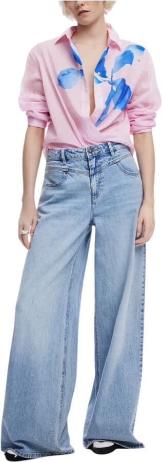 Desigual Overhemd SHIRT_WATER FLOWER_LACROIX 25SWCW22 - Foto 4