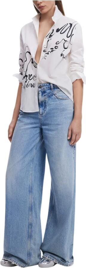 Desigual Overhemd Casual Overhemd Lange Mouw Overhemd met Kraag - Foto 3