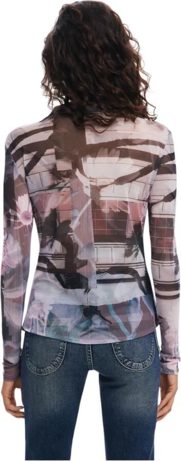 Desigual Lange mouwen shirts Lente Zomer Collectie Multicolor Dames - Foto 4