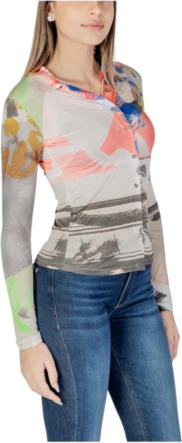 Desigual Lange mouwen shirts Lente Zomer Collectie Multicolor Dames - Foto 4