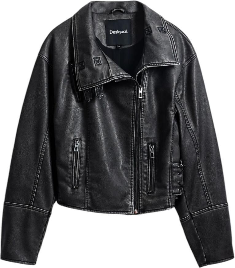 Desigual Polyester Lente Zomer Damesjassen Collectie Black Dames - Foto 7