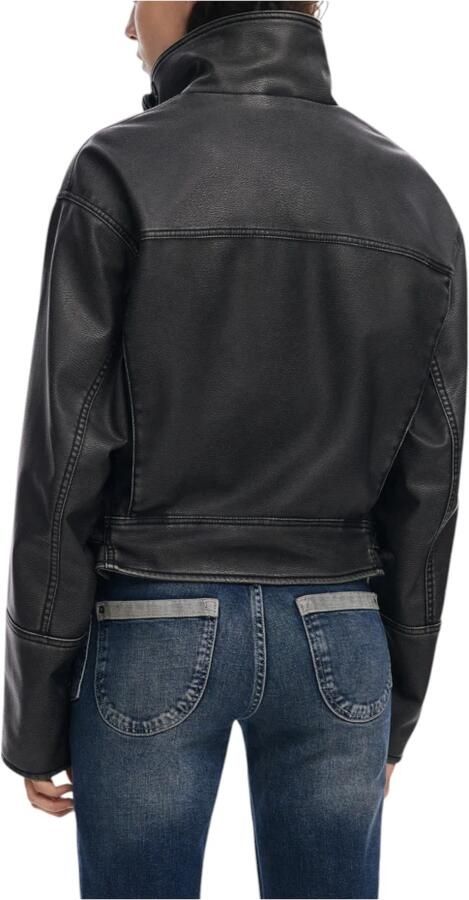 Desigual Polyester Lente Zomer Damesjassen Collectie Black Dames - Foto 5