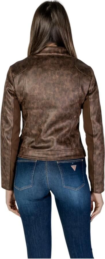 Desigual Bruine Rits Blazer Lente Zomer Vrouwen Brown Dames - Foto 2