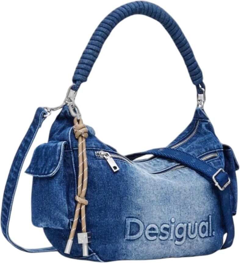 Desigual Lente Zomer Dames Katoenen Tassen Collectie Blue Dames - Foto 6