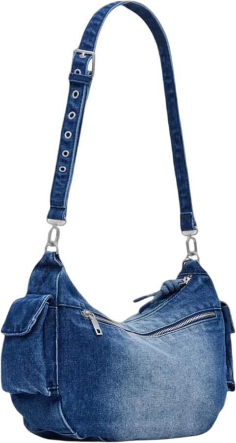 Desigual Lente Zomer Dames Katoenen Tassen Collectie Blue Dames - Foto 5