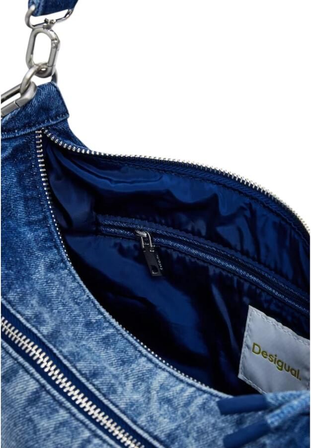 Desigual Lente Zomer Dames Katoenen Tassen Collectie Blue Dames - Foto 4