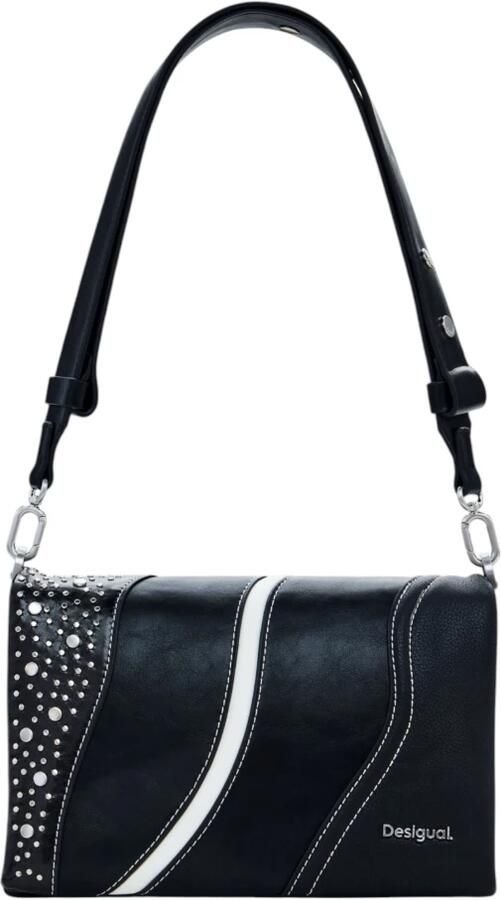 Desigual Zwarte Polyurethaan Dames Handtas Lente Zomer Black Dames - Foto 4