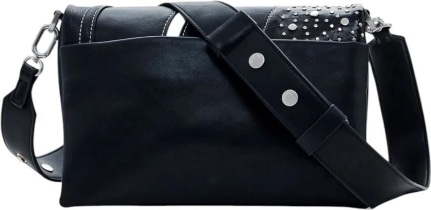 Desigual Zwarte Polyurethaan Dames Handtas Lente Zomer Black Dames - Foto 3