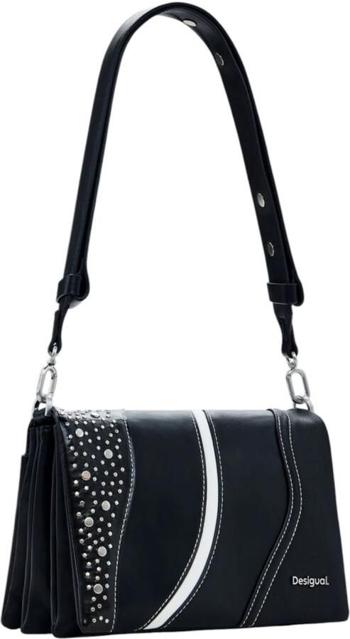 Desigual Zwarte Polyurethaan Dames Handtas Lente Zomer Black Dames - Foto 2